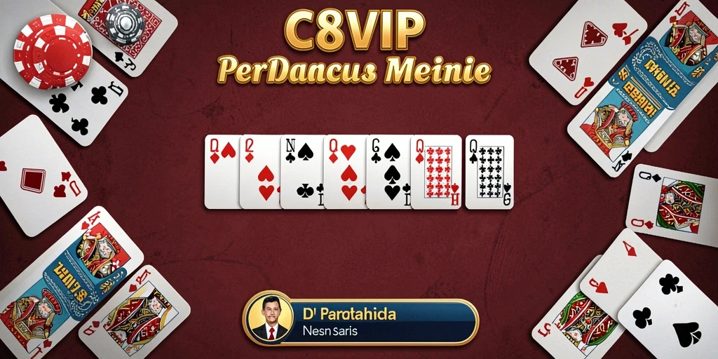 Gambaran gameplay seru C8VIP dalam permainan Domino.