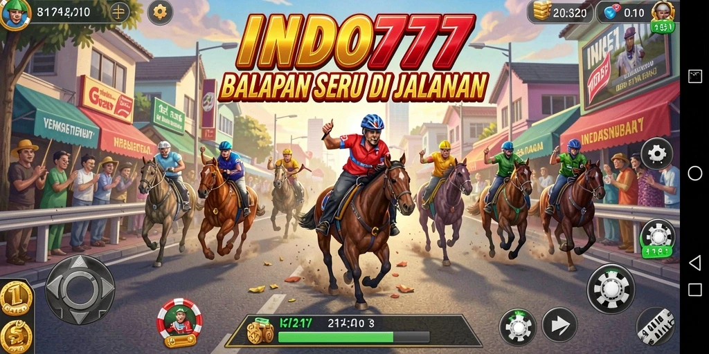 Tampilan gameplay menegangkan dan realistis dari INDO777.