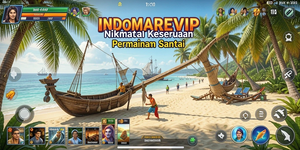Screenshot gameplay INDOMAREVIP menunjukkan momen seru dalam permainan santai.
