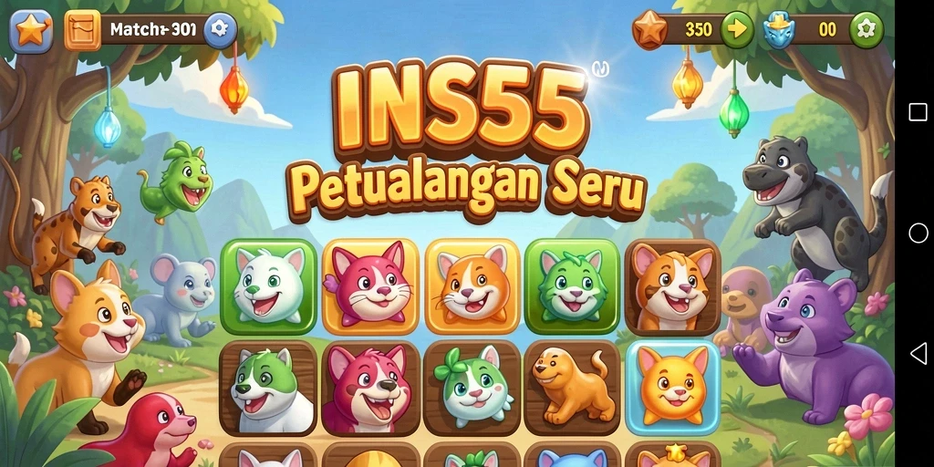 Menampilkan gameplay seru dari INS55 yang menarik dalam kategori Match-3.