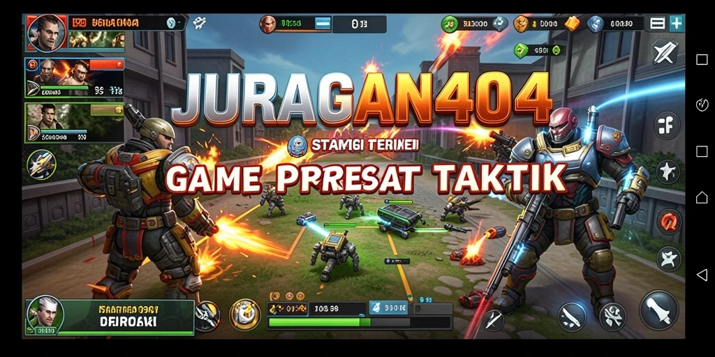 Tampilan menarik dari gameplay JURAGAN404 yang penuh strategi.