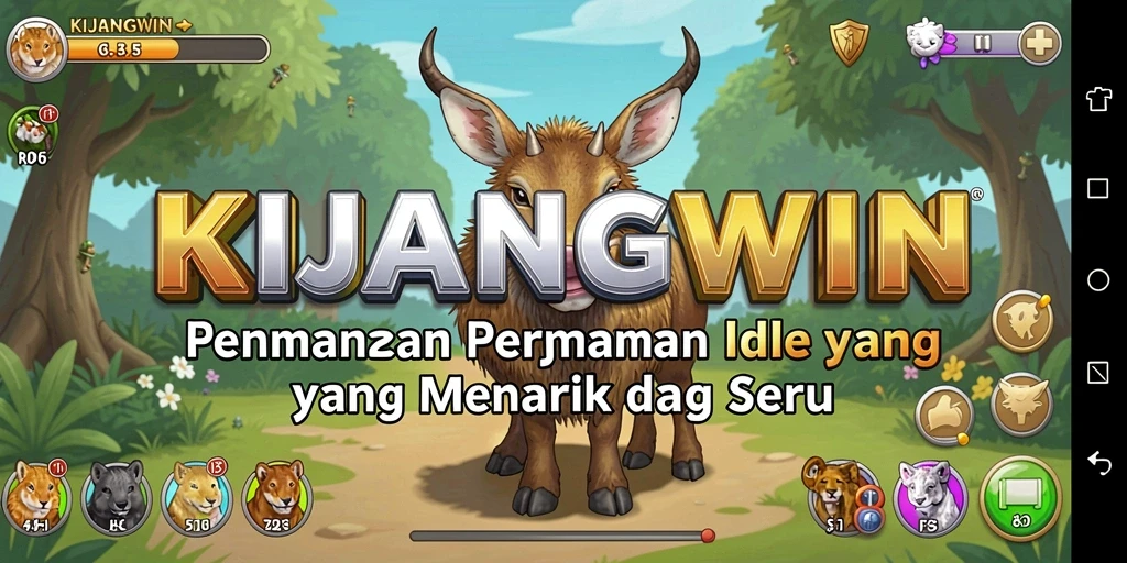 Tampilan gameplay KIJANGWIN yang menawan dan imersif.