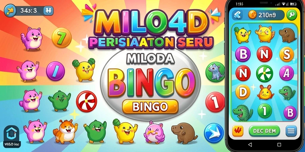 Tampilan gameplay seru dari MILO4D dengan Bingo aktif.