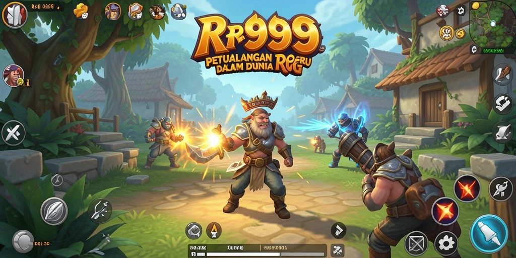 Tampilan gameplay menakjubkan dalam dunia fantasi RR999.