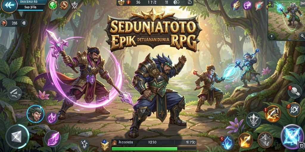 Tampilan gameplay RPG yang mendalam dan menakjubkan dari SEDUNIATOTO.